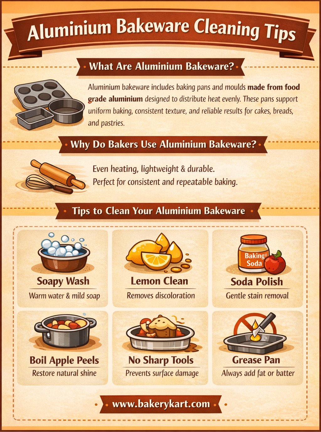 Clever Tips to Keep Your Aluminium Bakeware Clean and Shiny