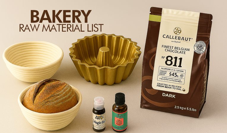 Bakery Raw Material Essentials for Every Passionate and Professional Baker