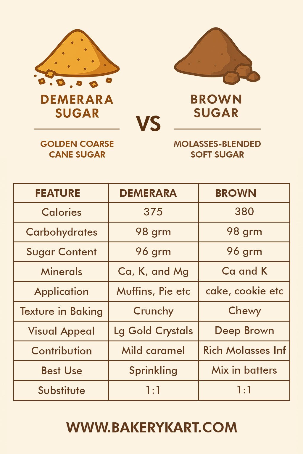 The Ultimate Guide to Demerara vs Brown Sugar