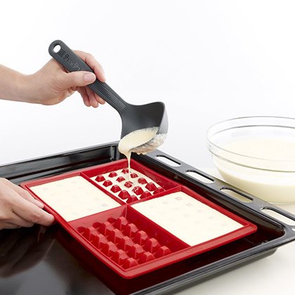 Lekue Silicone Waffle Mould - Set of 2