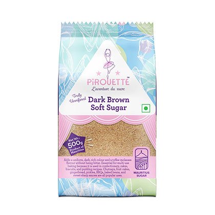 Pirouette Dark Brown Soft Sugar 500gm