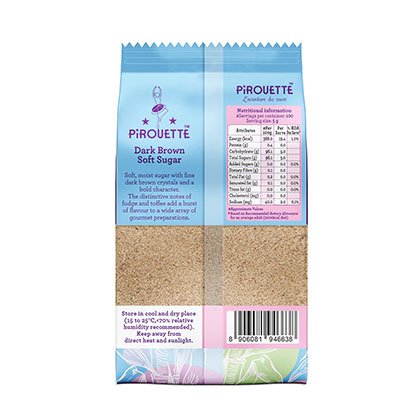 Pirouette Dark Brown Soft Sugar 500gm