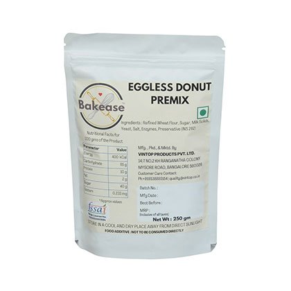 Bakease Eggless Donut Premix