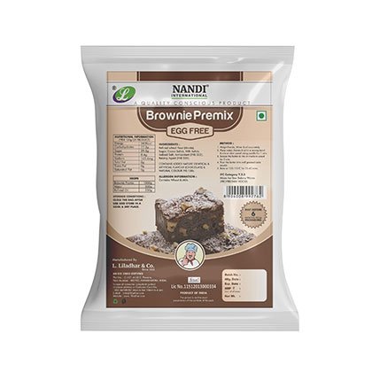 Egg Free Brownie Cake Premix