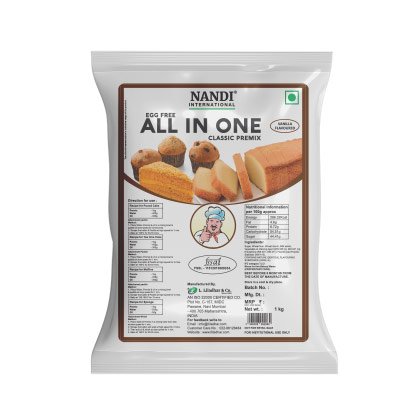 Egg Free All In One Premix Vanilla