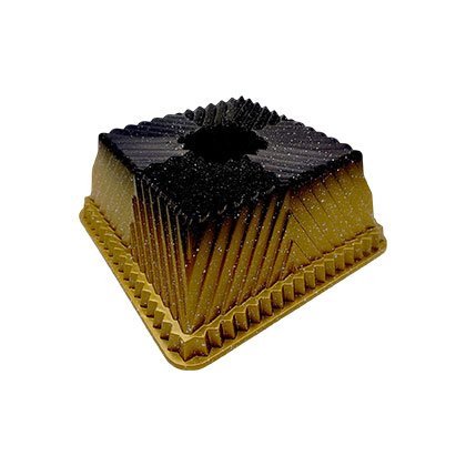 Square Groove Cast Aluminum Pan