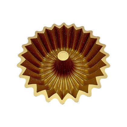 Wavy Ridge Cast Aluminum Bundt Pan