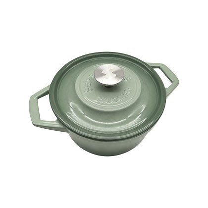 Sage Green Enameled Dutch Oven