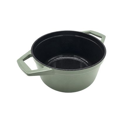Sage Green Enameled Dutch Oven