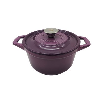 Royal Plum Enameled Dutch Oven