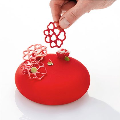 Hearts 2 PR008S Decorative Mats - Pavoni