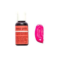 Chefmaster Gel Deep Pink 70 Oz 20ml