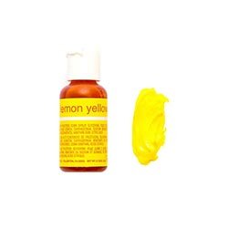 Chefmaster Gel Lemon Yellow 70 Oz  - 20ml